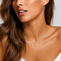 925 Silver Cushion Cut Moissanite Necklace