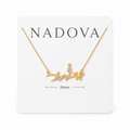 Custom "Bint (Name)" Arabic Name Necklace