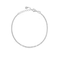 925 Silver Zircon Chain Bracelet