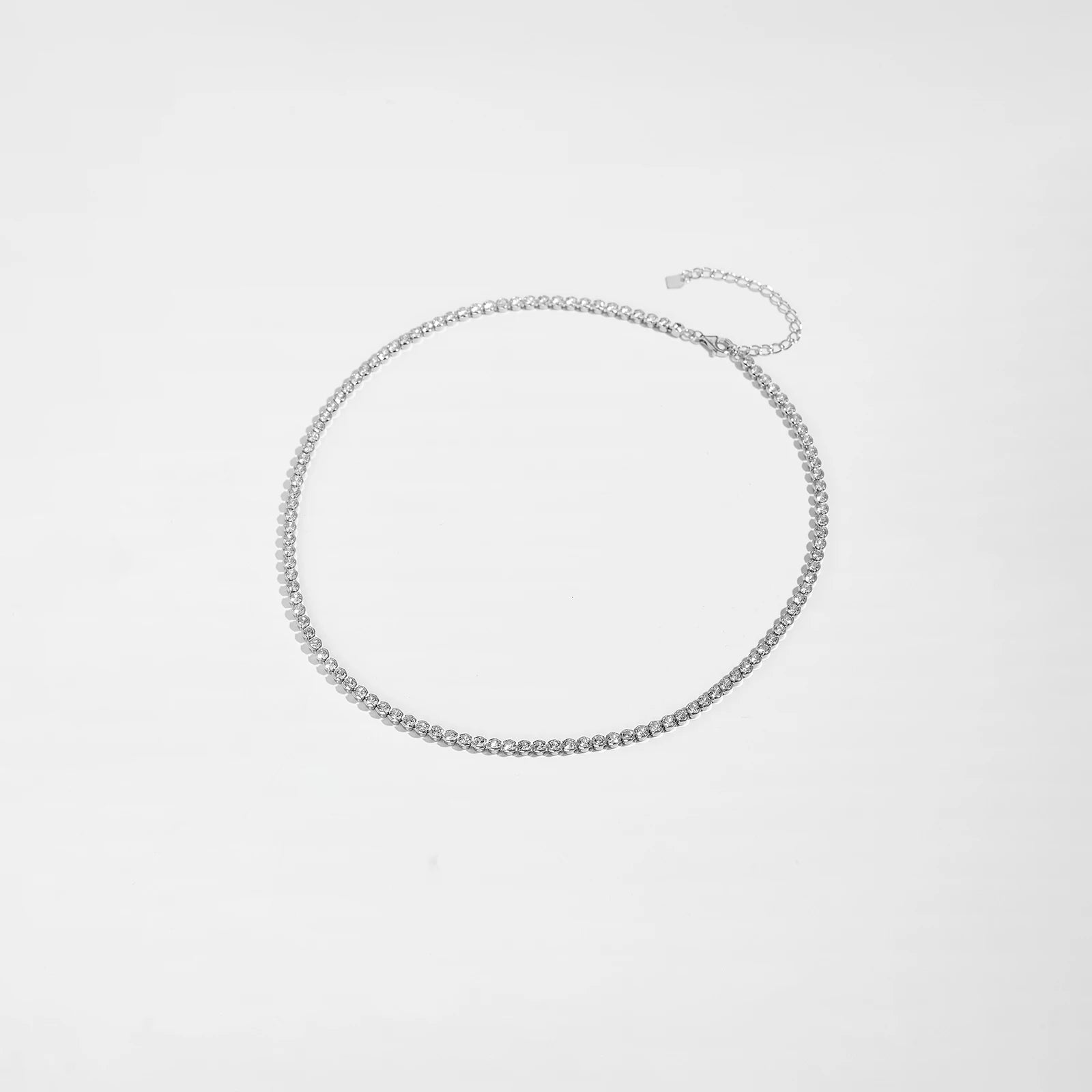925 Silver Crystal Charm Bracelet