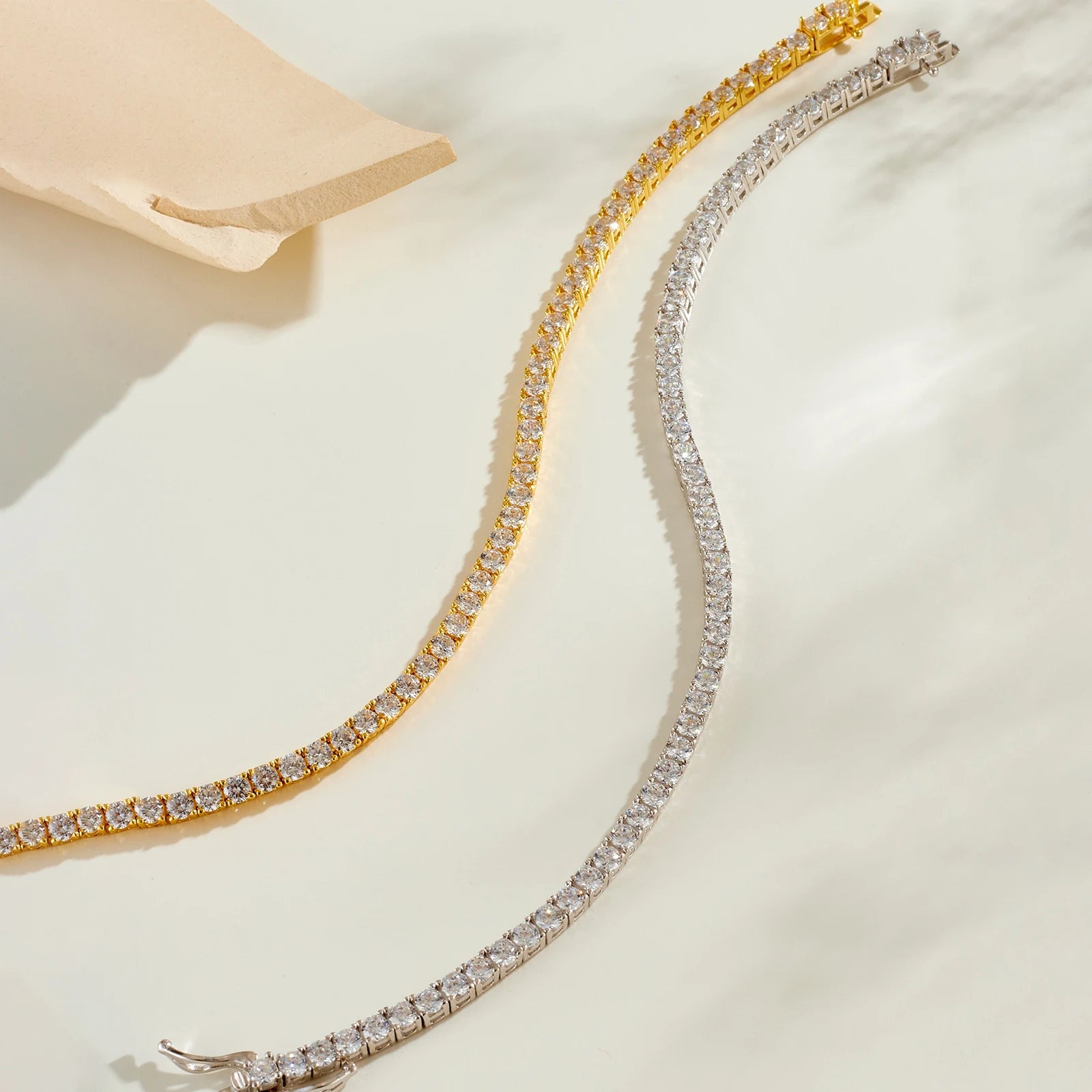 25 Sterling Silver CZ Tennis Bracelet