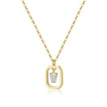 925 Silver Initial Pendant Necklace