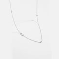 925 Silver Gold Initial Choker