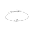 925 Silver Initial Zircon Bracelet