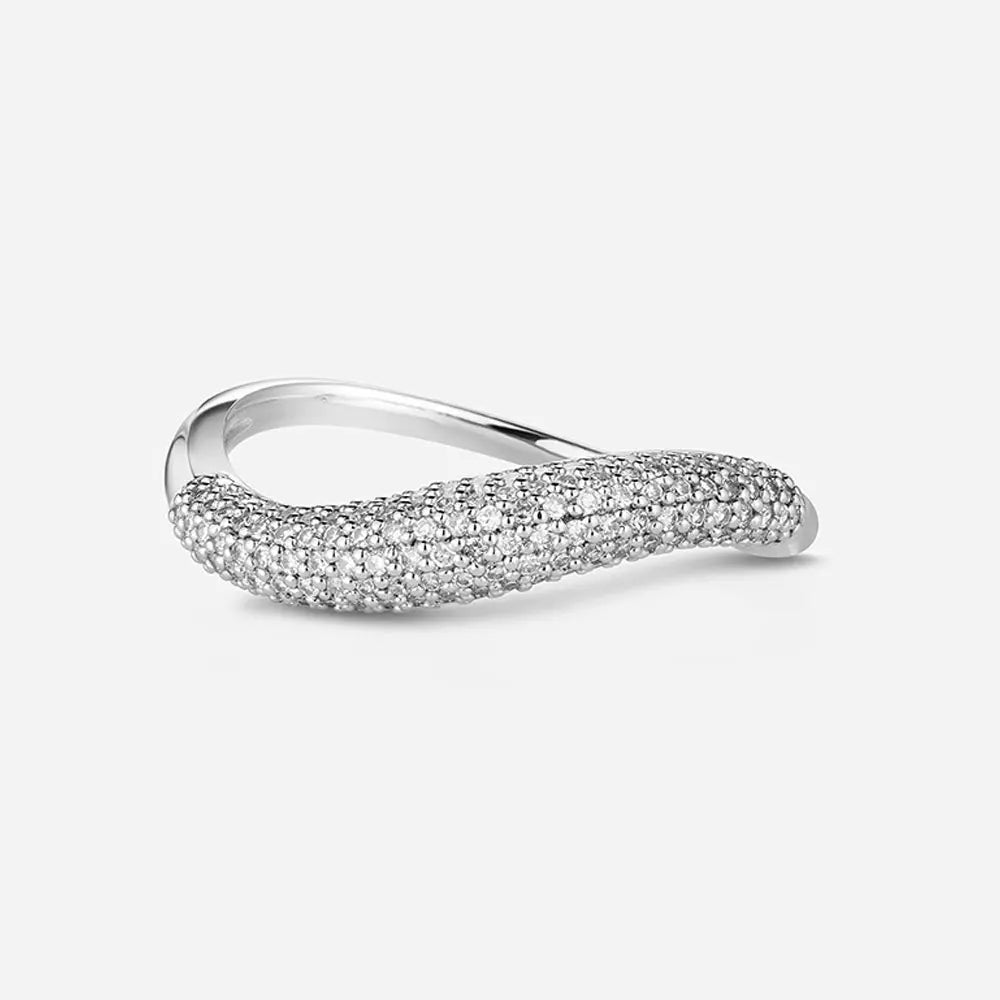 Twisted Moissanite Stackable Ring Set
