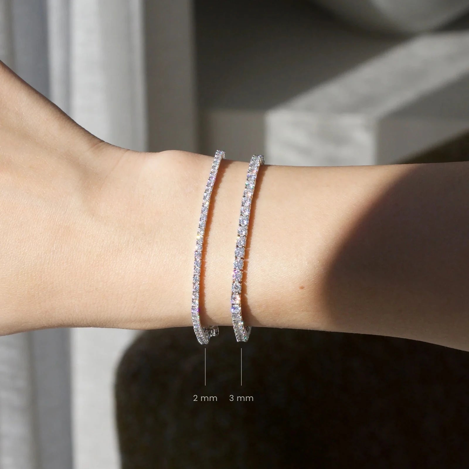 25 Sterling Silver CZ Tennis Bracelet