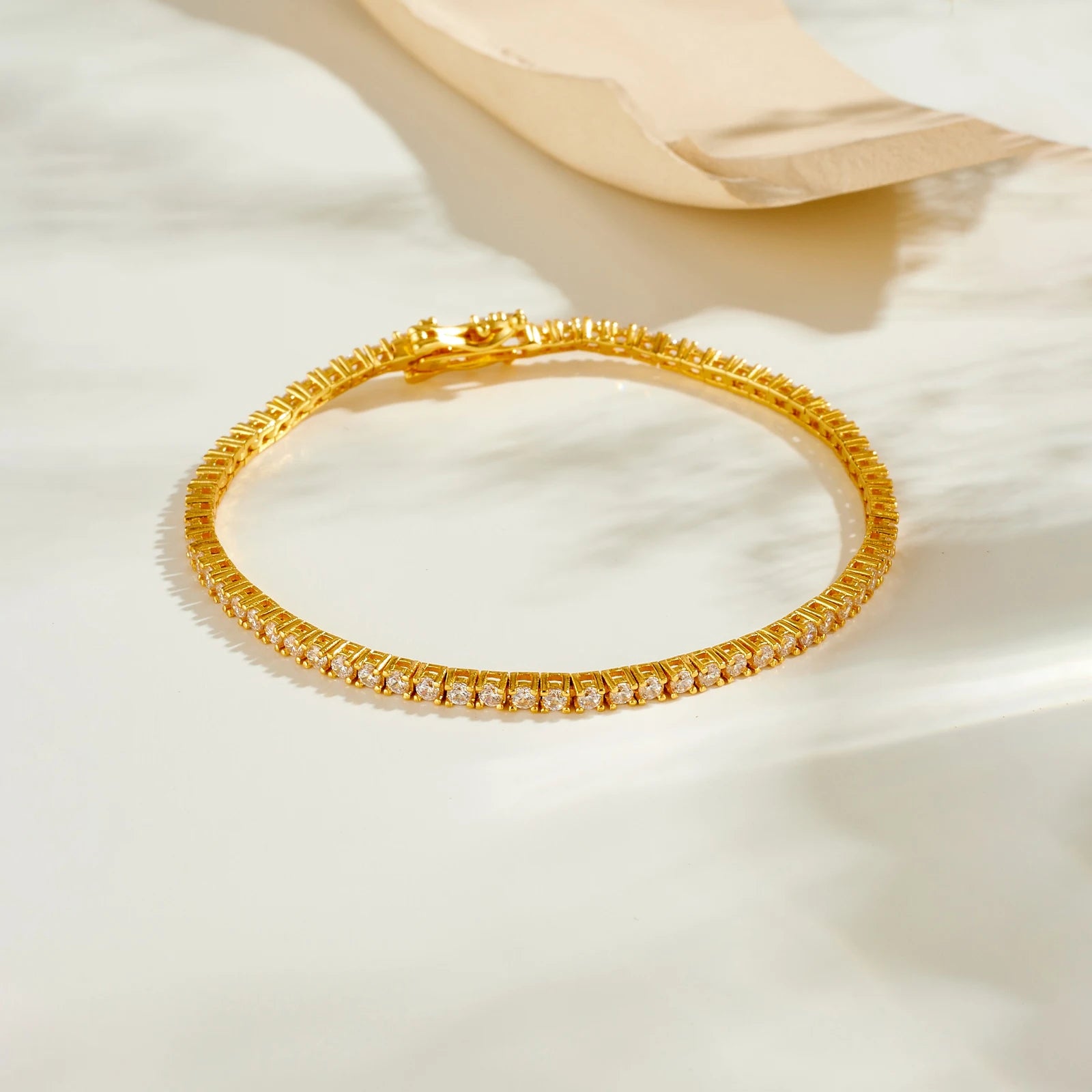 25 Sterling Silver CZ Tennis Bracelet
