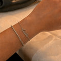 Custom 925 Silver Calligraphy Name Bracelet
